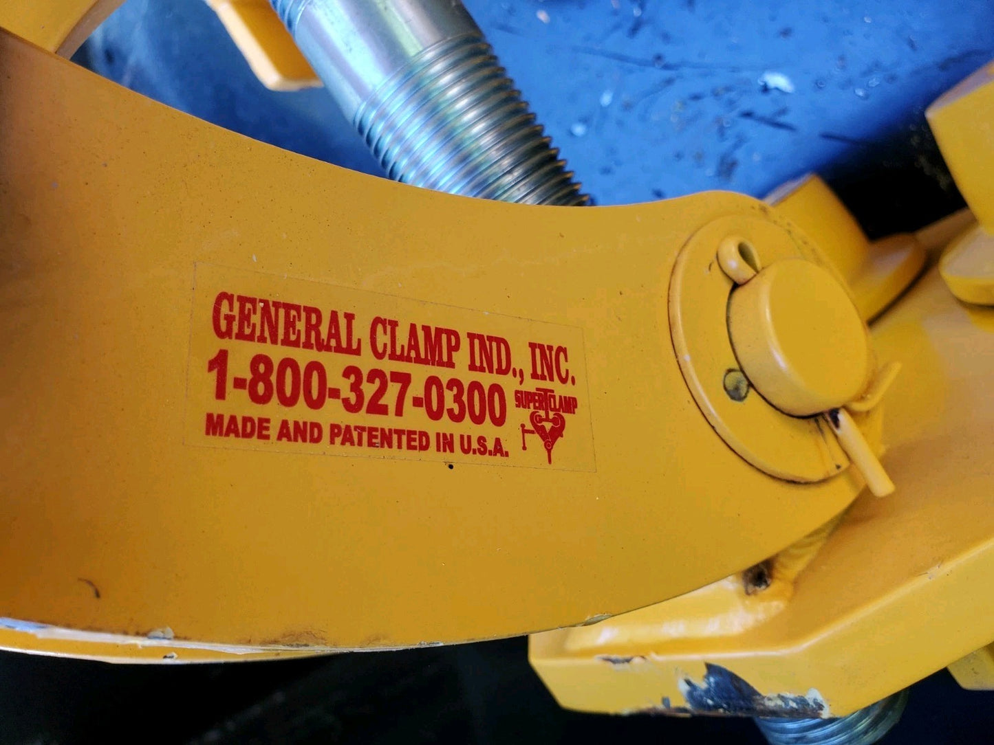 SuperClamp B3 22,400 LBS WLL 6-12 in. Beam Clamp Trolley B-3 Made in USA
