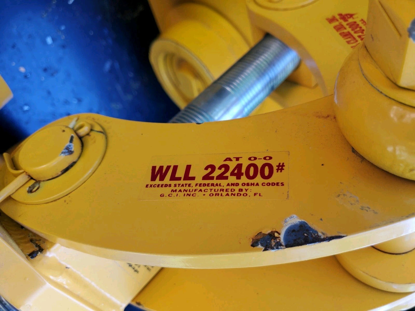 SuperClamp B3 22,400 LBS WLL 6-12 in. Beam Clamp Trolley B-3 Made in USA