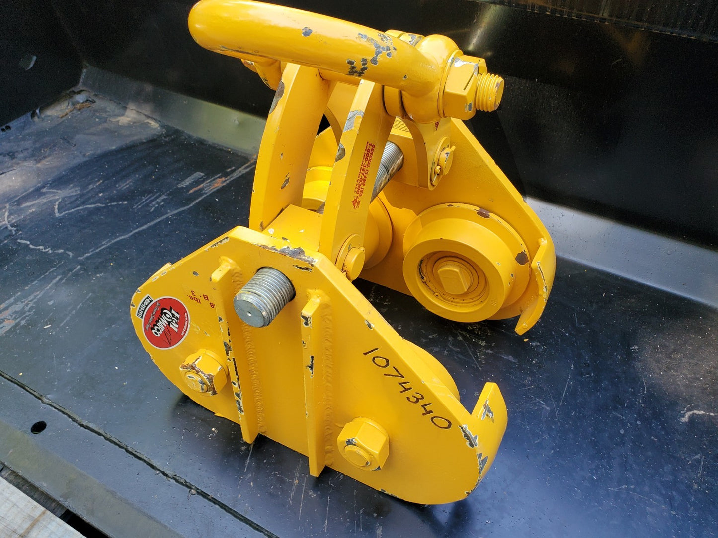 SuperClamp B3 22,400 LBS WLL 6-12 in. Beam Clamp Trolley B-3 Made in USA
