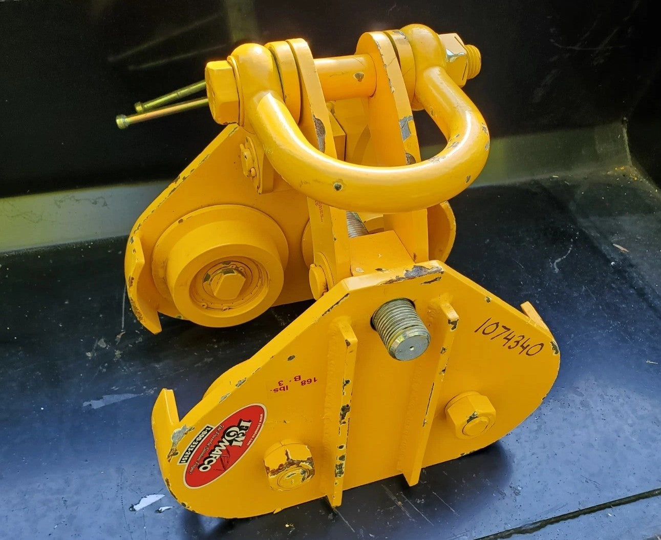 SuperClamp B3 22,400 LBS WLL 6-12 in. Beam Clamp Trolley B-3 Made in USA