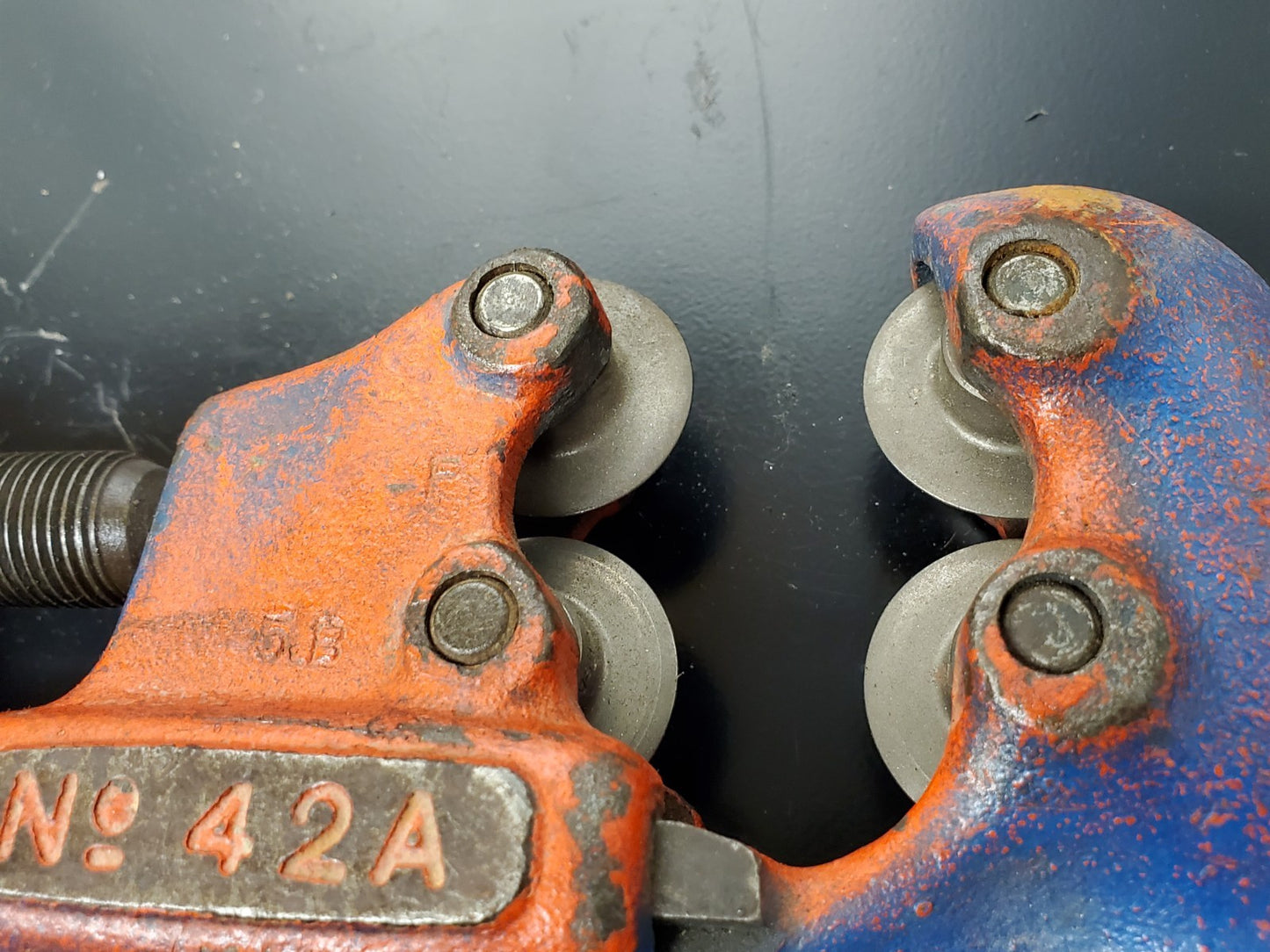 Ridgid 32870 Four Wheel Pipe Cutter 3/4 TO 2 in. No. 42A Made in USA Good!