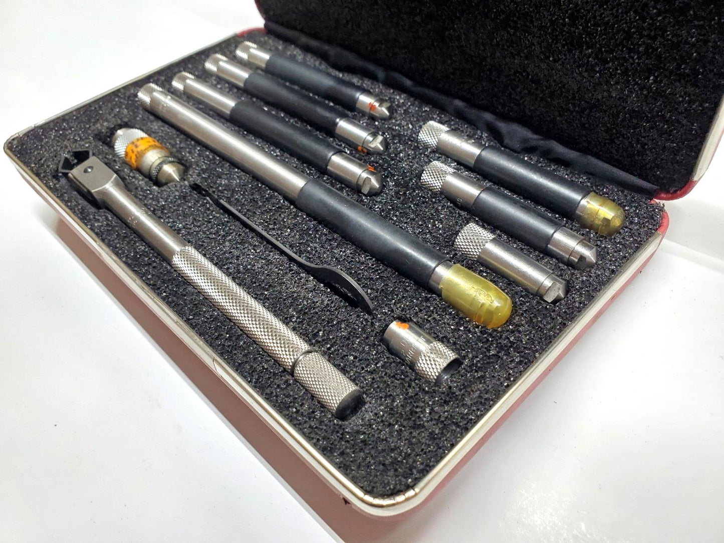 Starrett Model 823BZ Inside Micrometer Set 53052, Tubular w/ Case .001 Grad