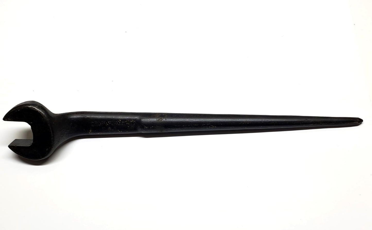 Armstrong 32-552 Extra Heavy 1-5/8 Drop Forged Open End Spud Wrench VG Cond. USA
