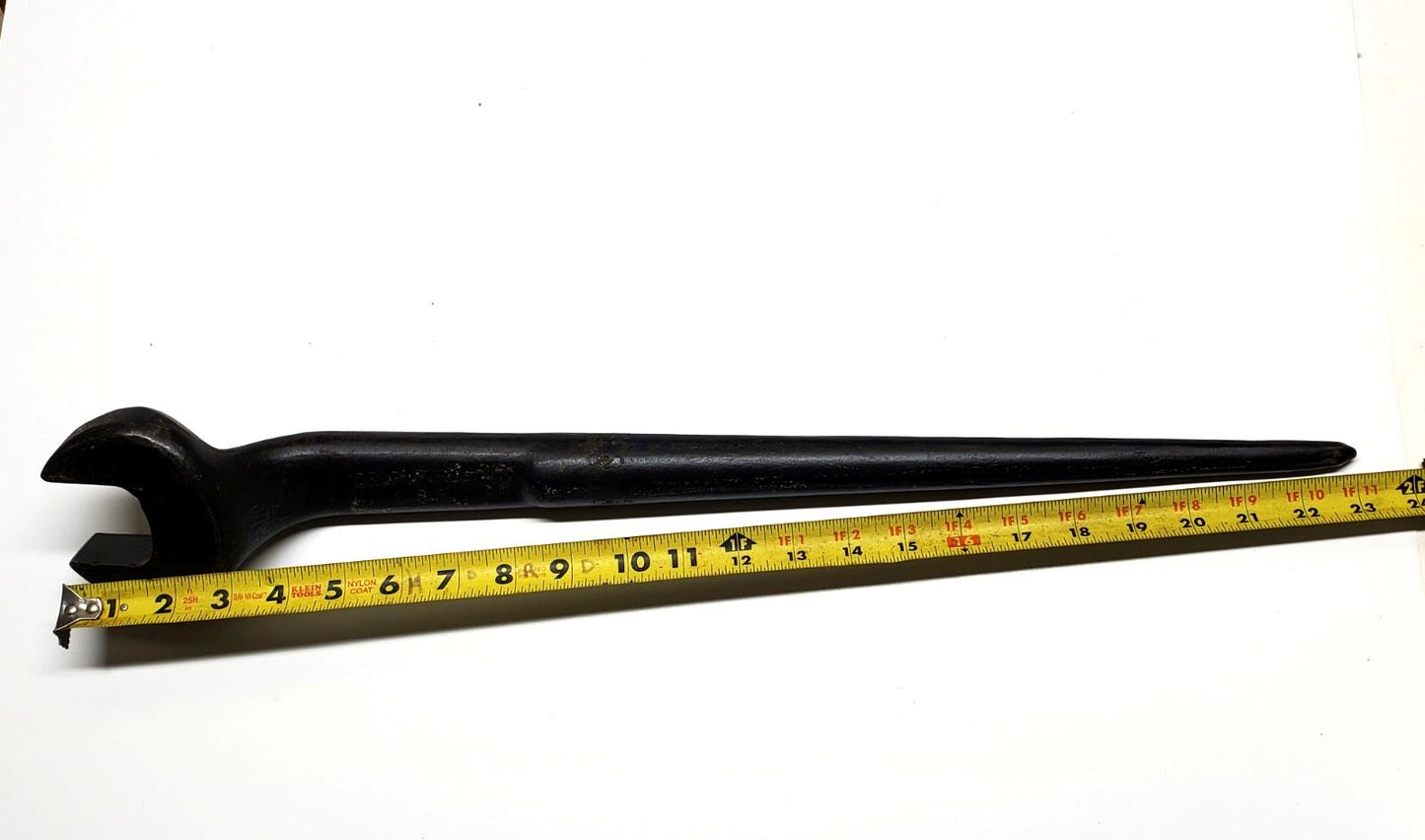 Armstrong 32-552 Extra Heavy 1-5/8 Drop Forged Open End Spud Wrench VG Cond. USA
