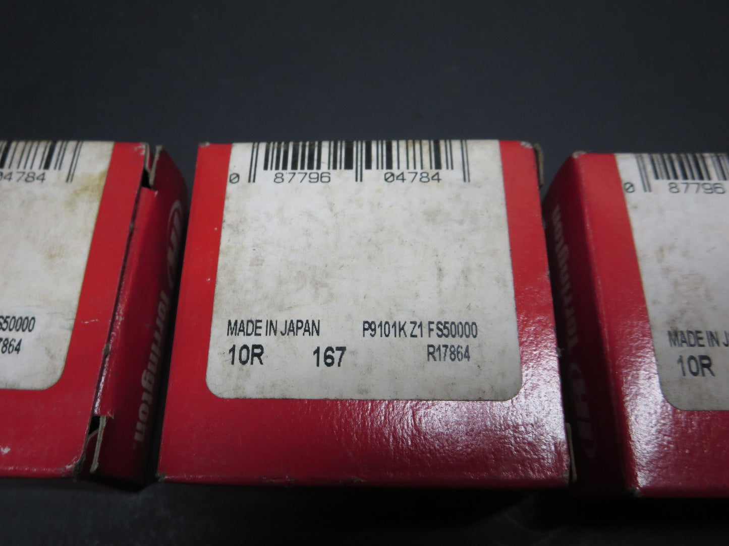 LOT OF (3) Ingersoll Rand Fafnir 9101K Ball Bearings - New, Sealed