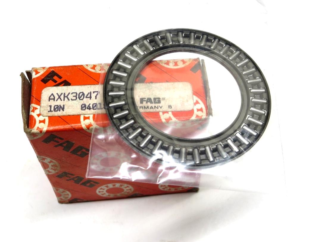 1 PC. FAG AXK3047 / AXK3047A Needle Roller Thrust Bearing 30x47x2 mm GERMANY
