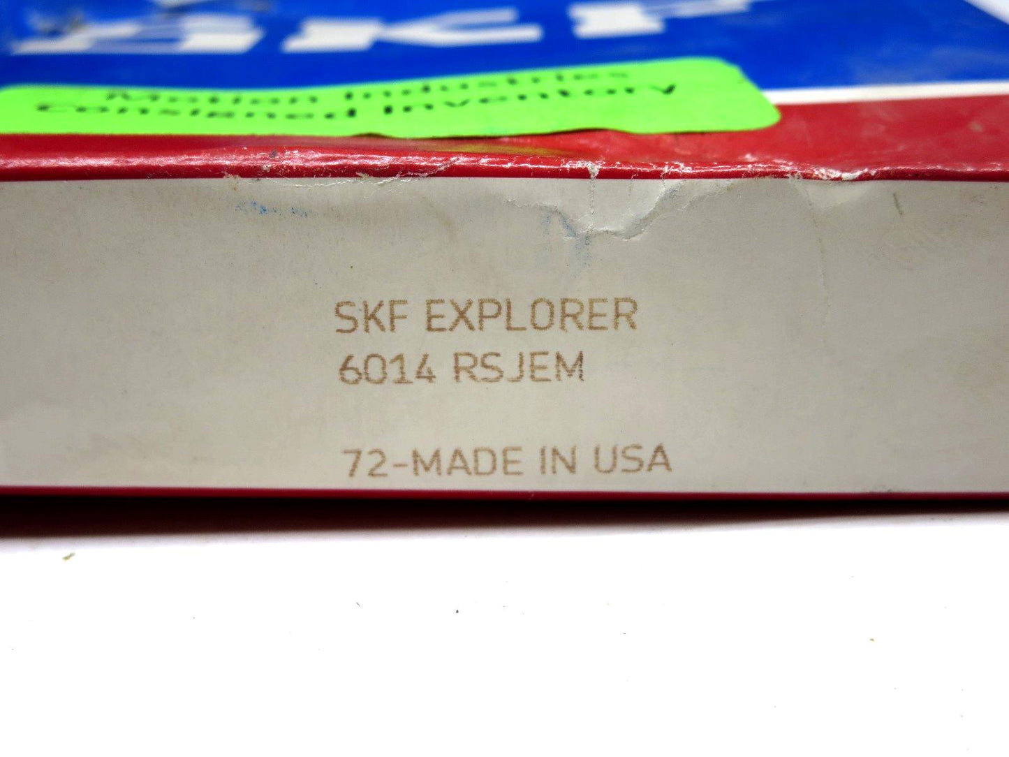 SKF 6014 RSJEM Deep Groove Ball Bearing - Sealed w/ Source Label (Motion Ind.)