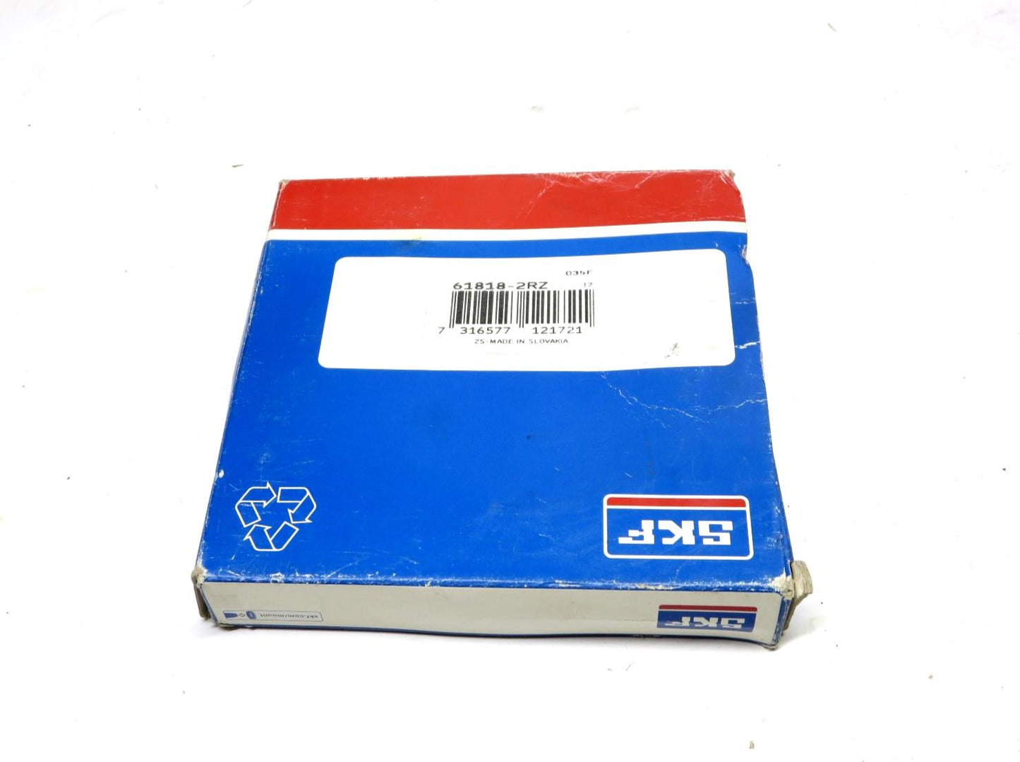 SKF 61818-2RZ Radial Ball Bearing w/ Source Label Made in Slovakia
