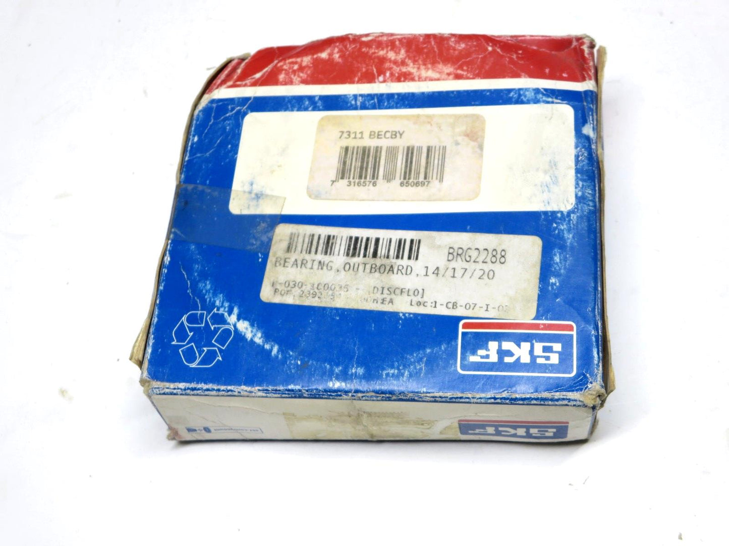 NEW Genuine SKF 7311 BECBY Bearing with Source Label - Made in USA