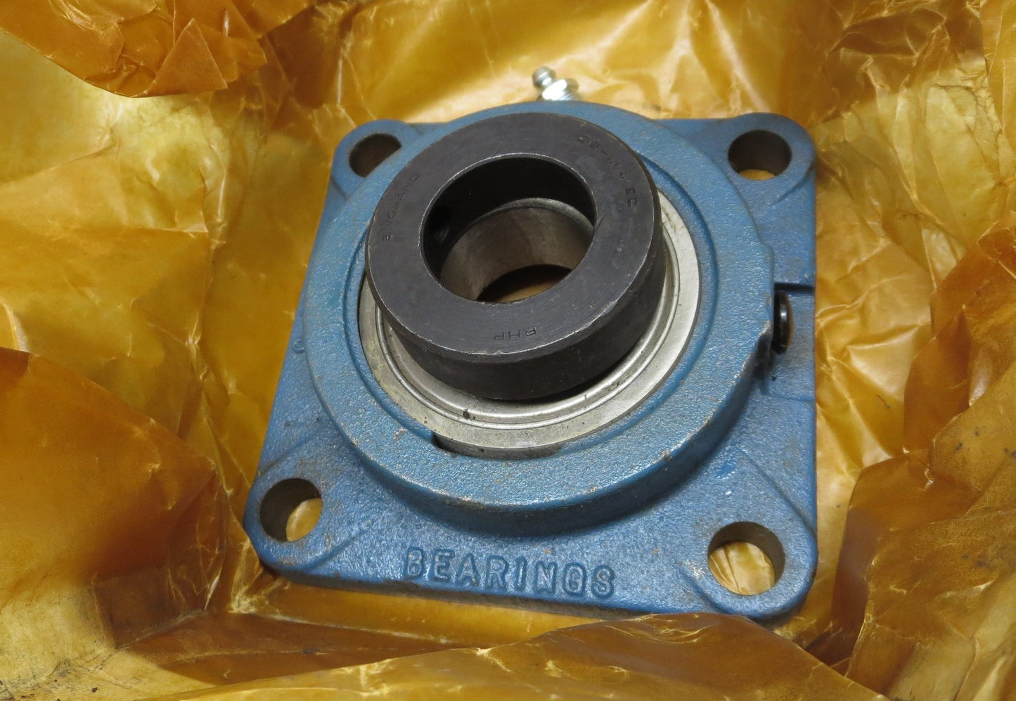 SLF1-1/4 EC 1-1/4" Bore Self Lube NSK RHP 4 Bolt Square Flange Cast Iron Bearing