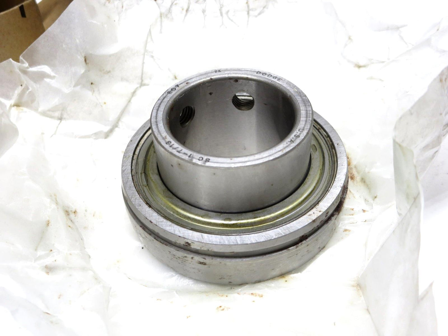 Dodge 123368 1-7/16" Shaft Ball Bearing Insert NOS w/ Box, Manual, Set Screws