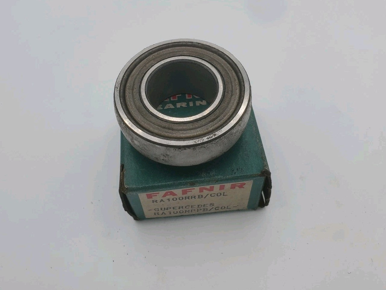 NEW FAFNIR RA100RRB + COL BALL BEARING W/ COLLAR 1-1/16" BORE