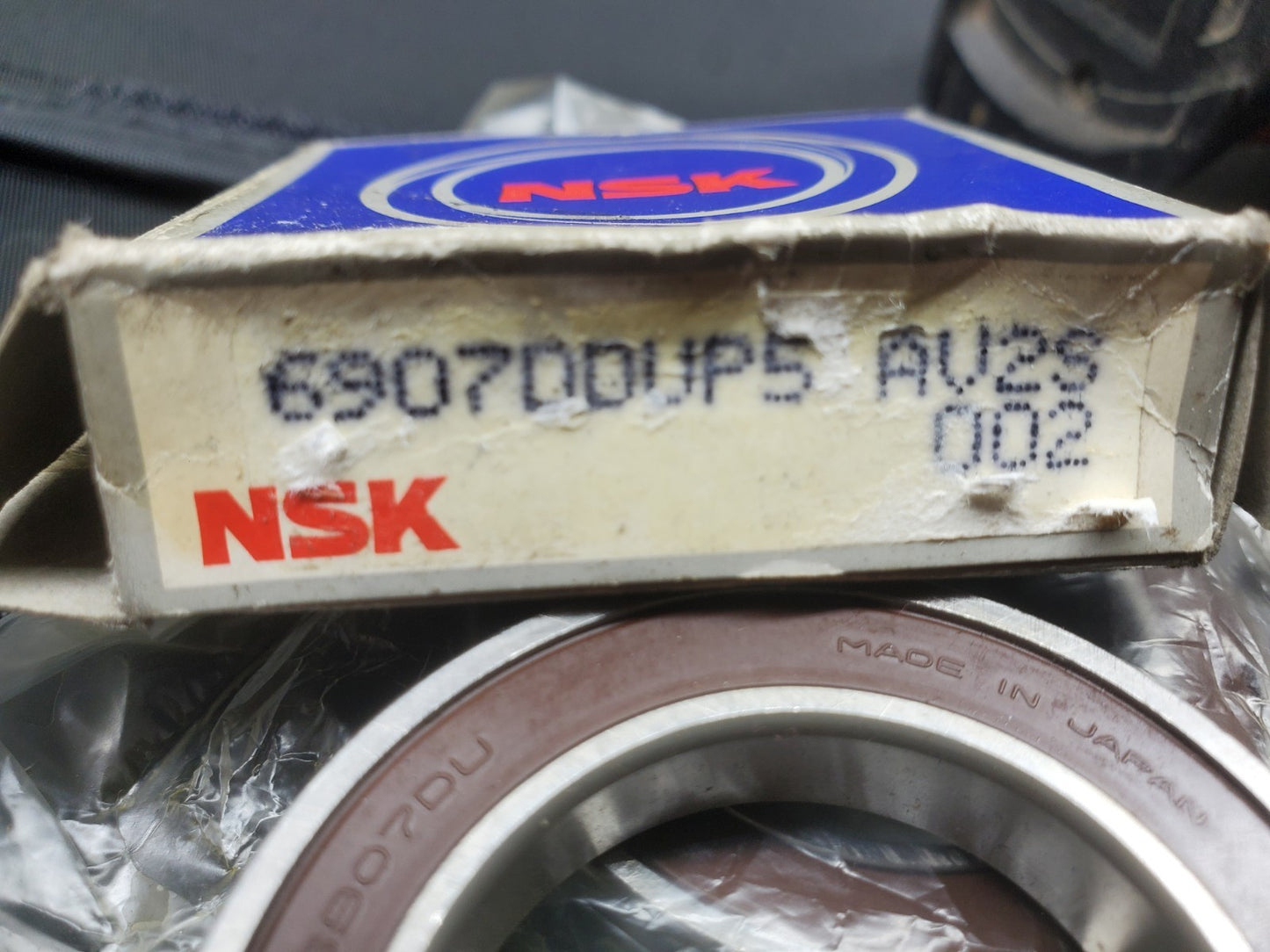 LOT of 2 PCS NSK 6907 DDUP5 Deep Groove Ball Bearing 35x55x10mm 6907 NOS