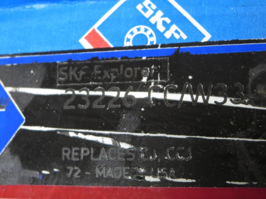SKF Explorer 23226 CCK/C3W33 Spherical Roller Bearing New Sealed - Ships From SC