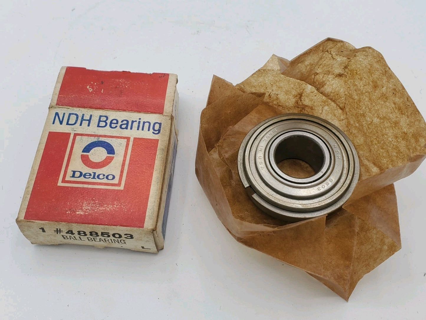 NDH Delco 488503 Ball Bearing NOS