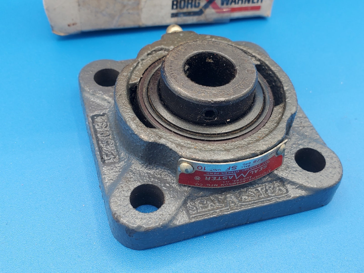 MORSE Borg Warner SealMaster SF-10 SF10 4-Bolt Flange Bearing for 5/8 in. Shaft