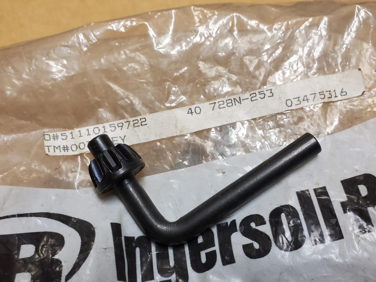 1 ea. Ingersoll-Rand Drill Chuck Key 728N-253 Genuine JACOBS JAPAN
