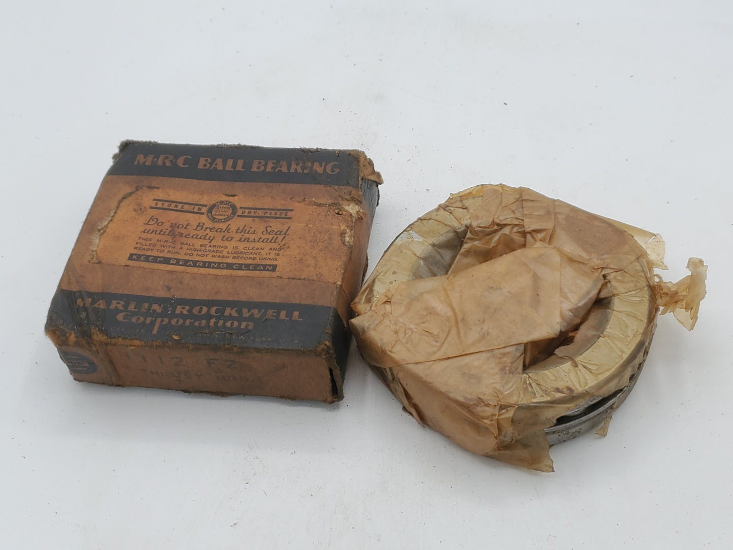 1112F2 MRC Thrust Ball Bearing 1112 F2 NOS 60x90x24mm Single Direction