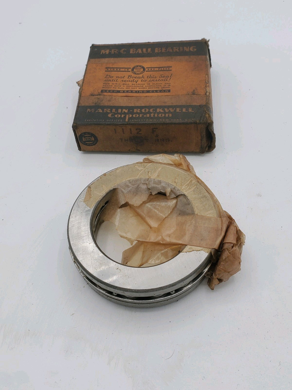 1112F MRC Thrust Ball Bearing 1112 F NOS 60x90x24mm