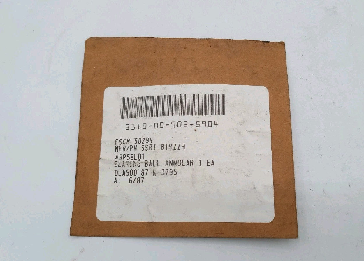 NMB Single Row Ball Bearing SSRI-1814ZZH