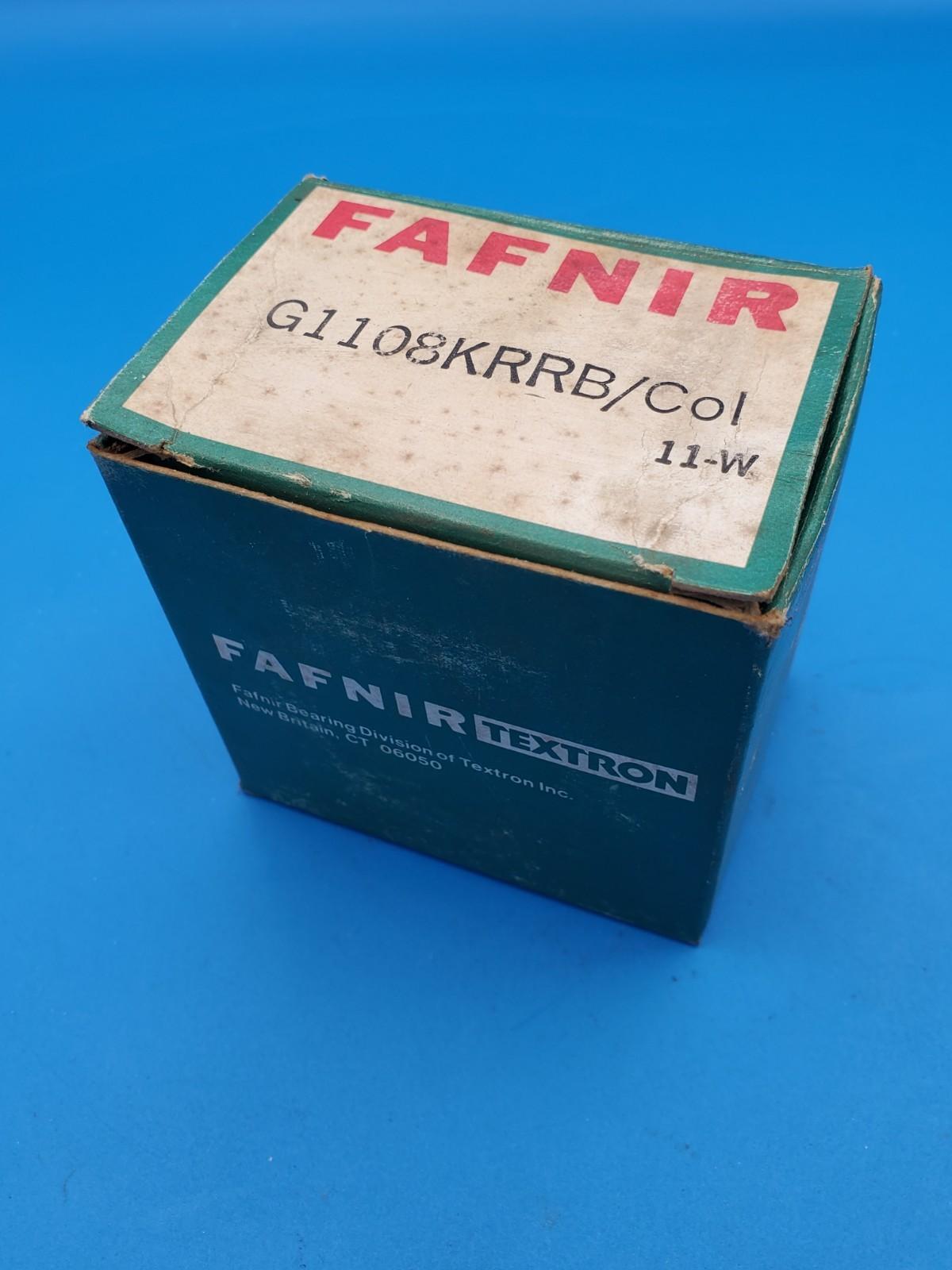 FAFNIR G1108KRRB+COL Insert Bearing Includes Collar 1-1/2" Bore