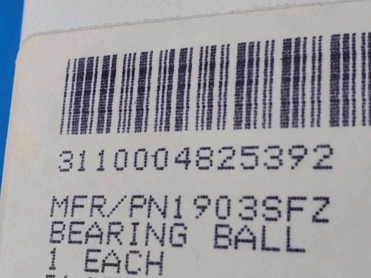 1903SFZ MRC Single Row Ball Bearing New - Sealed - USA