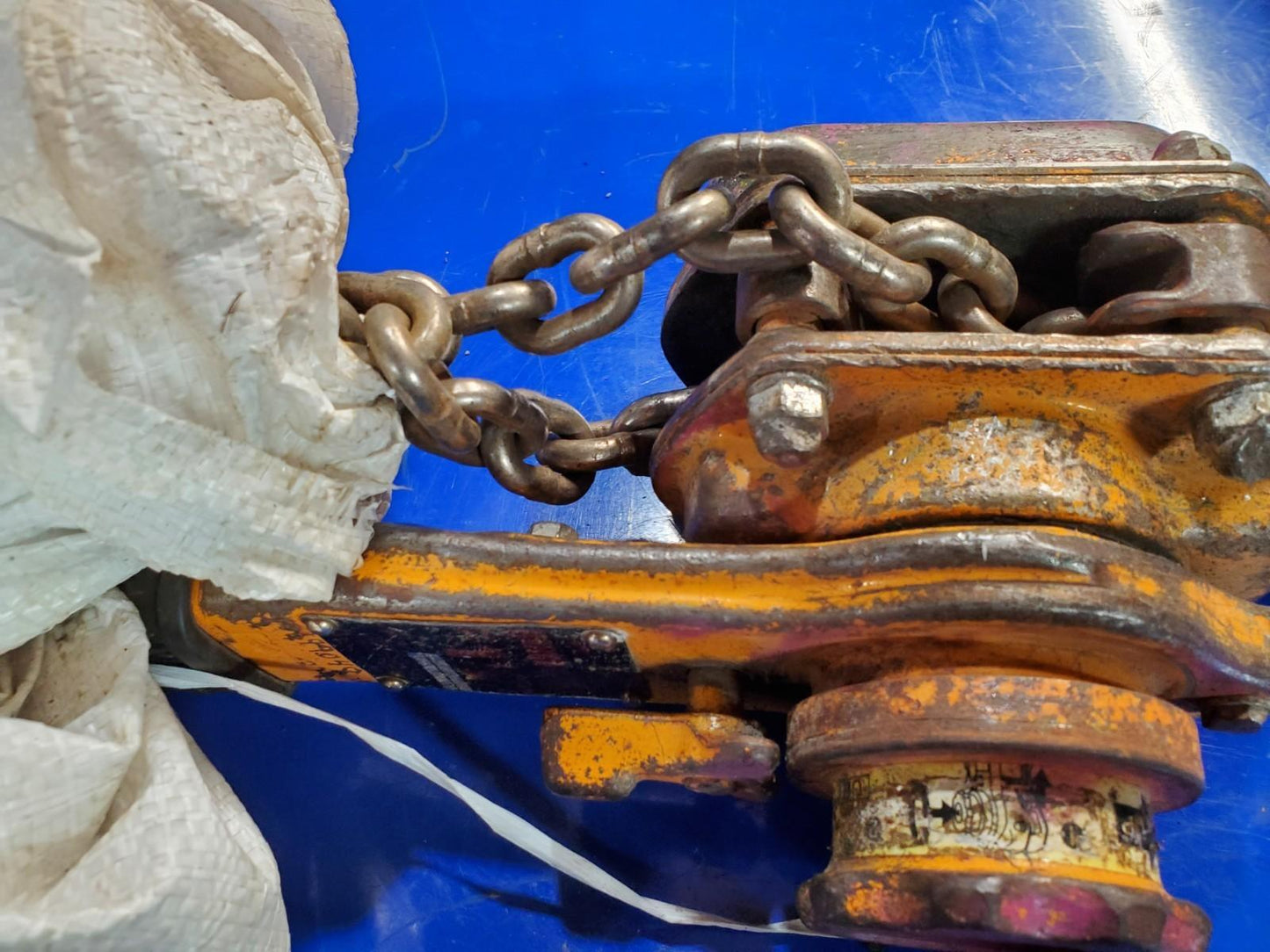 1 ea. Harrington LB015-10 Lever Hoist 3,000 lb Capacity 10 Ft Lift W/ Load Cert.