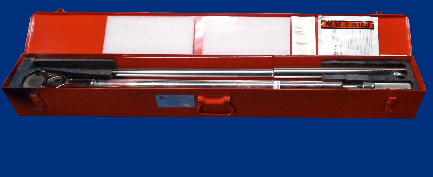 Wright Tool 8447 1 in. Drive Torque Wrench 200 - 1,000 FT LBS Excellent Condition