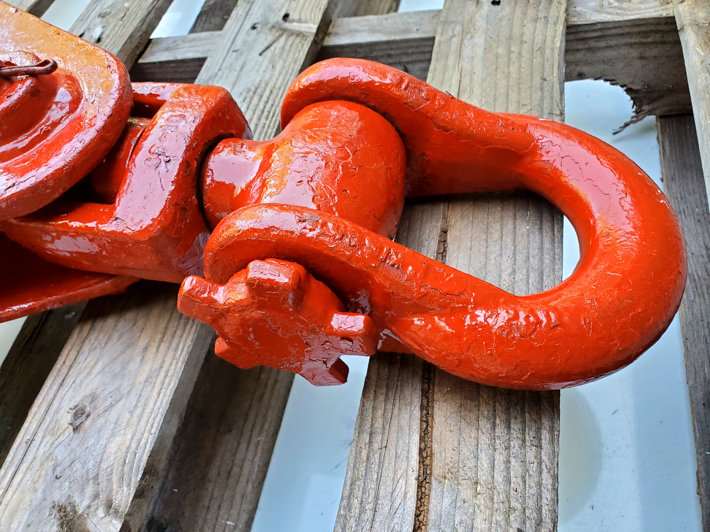 Crosby 421 10" BB Snatch Block w/ Shackle - 15 Ton WLL - #108390 USA