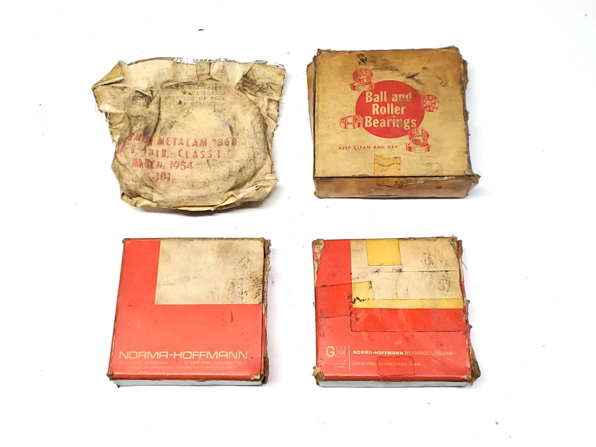 LOT OF 4 PCS Norma Hoffman 208 Ball Bearing NOS USA