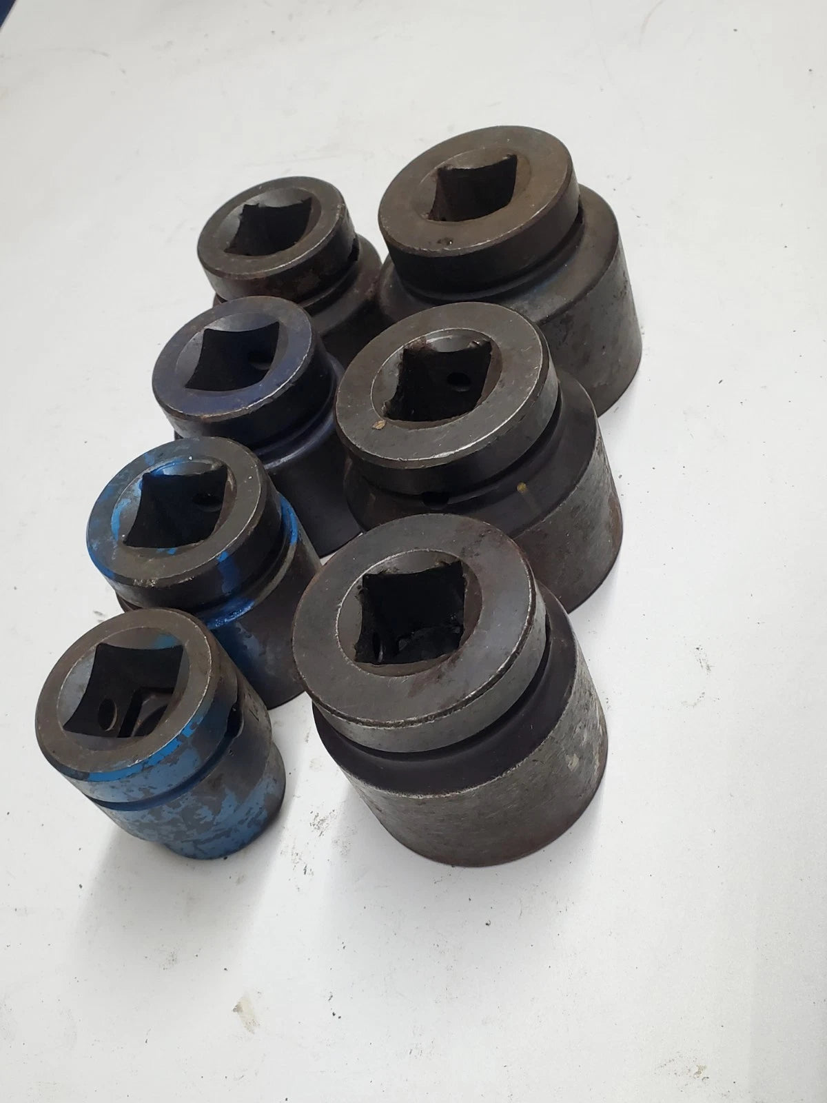 7-PC WRIGHT TOOL Impact Socket Set 1 in. Drive 1 in. To 2-1/8 in. USA