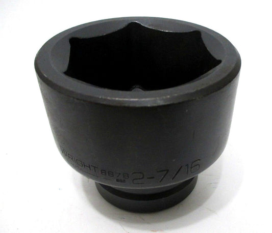 Wright Tool 8878 2-7/16" Impact Socket 1" Drive 6-Point 2-7/16 in. Made in USA