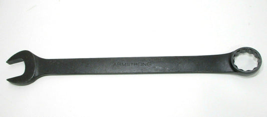 ARMSTRONG 2 in. Black Combination Wrench Large 2" Combo Wrench 30-264 USA MADE