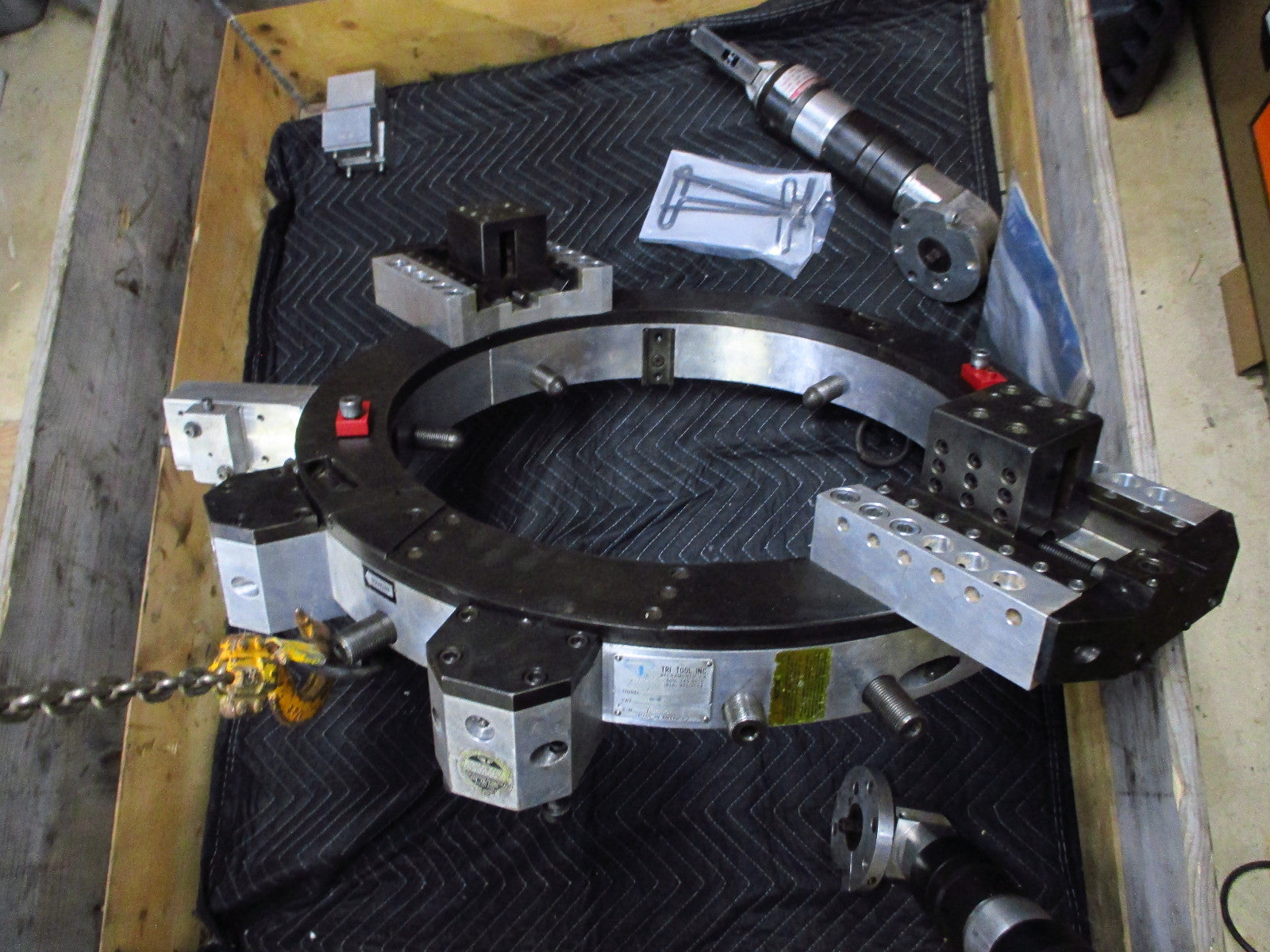 Tri Tool 620RBL Low Profile Clamshell Lathe Split Frame 14" - 20" Dual Air-Motor