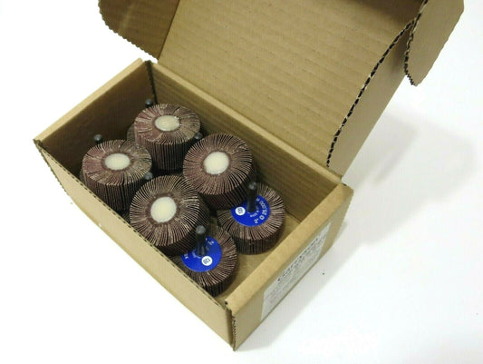 Garryson G10025 2 x 1 Premium Flap Wheel 120 Grit BOX of 10 Premium England Made