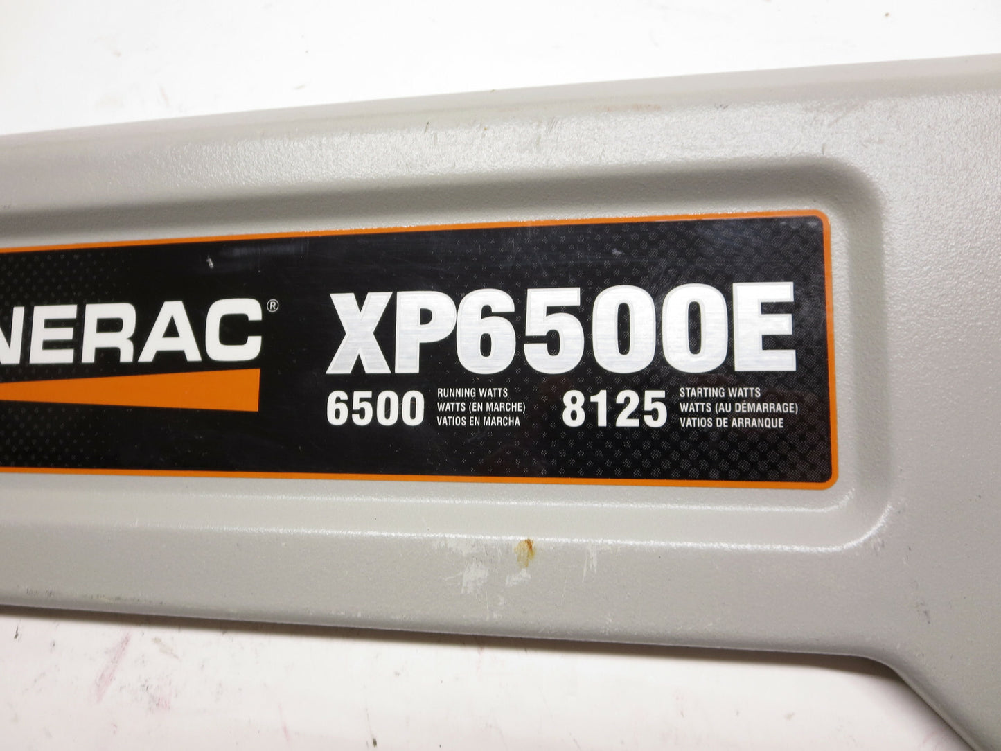 Generac XP6500E Generator End Panel 0H8152 PANEL END XP RAW w/ Hardware