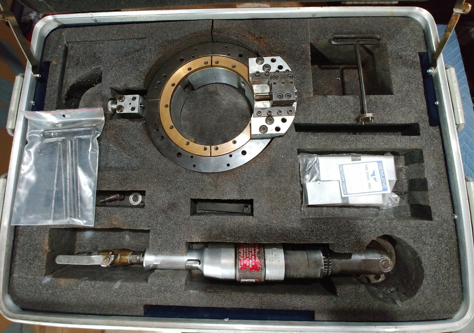 Tri Tool 606SB Clamshell Pipe Lathe w/ Air Motor – 2