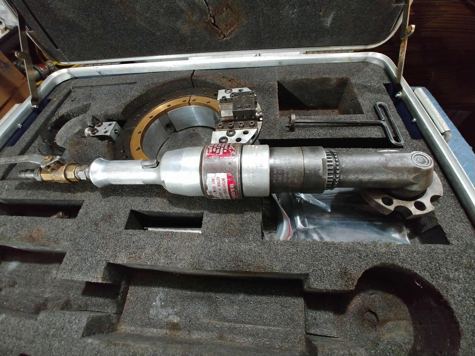 Tri Tool 606SB Clamshell Pipe Lathe w/ Air Motor – 7