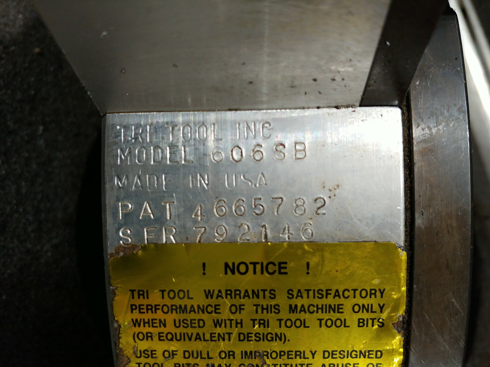 Tri Tool 606SB Clamshell Pipe Lathe w/ Air Motor – 9