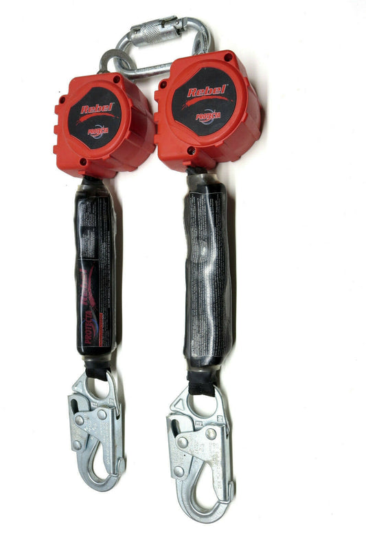 3M Rebel 6 ft Twin Web SRL Protecta 3100403 Retractable Lanyard 
