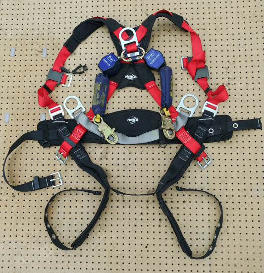 3M Protecta Pro XL Harness w/ DBI Nano-Lok 6' SRL 3101228 Excellent Condition!