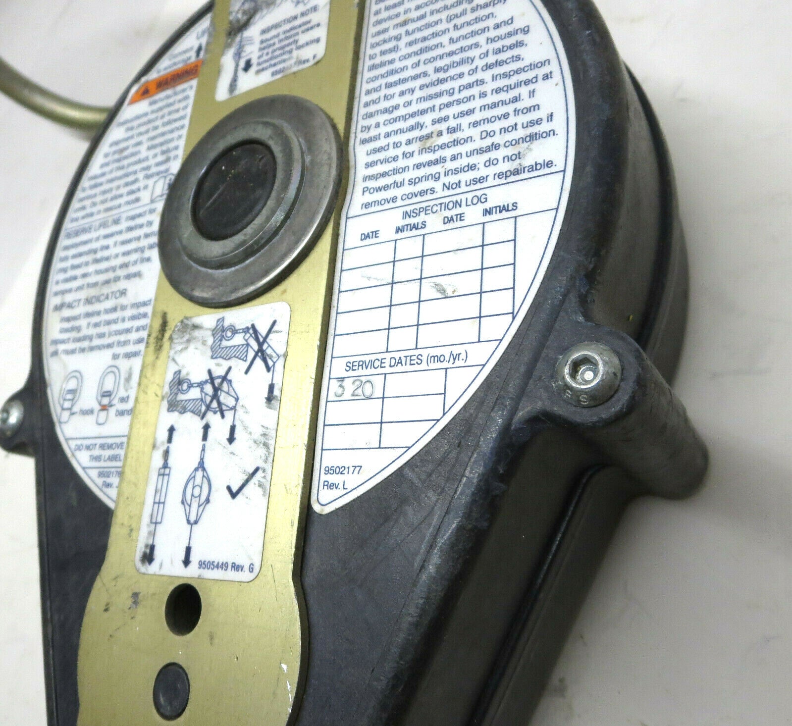 DBI Sala 30' SRL 3504430 Ultra-Lok Self Retracting Lifeline w/ Large Caribeaner