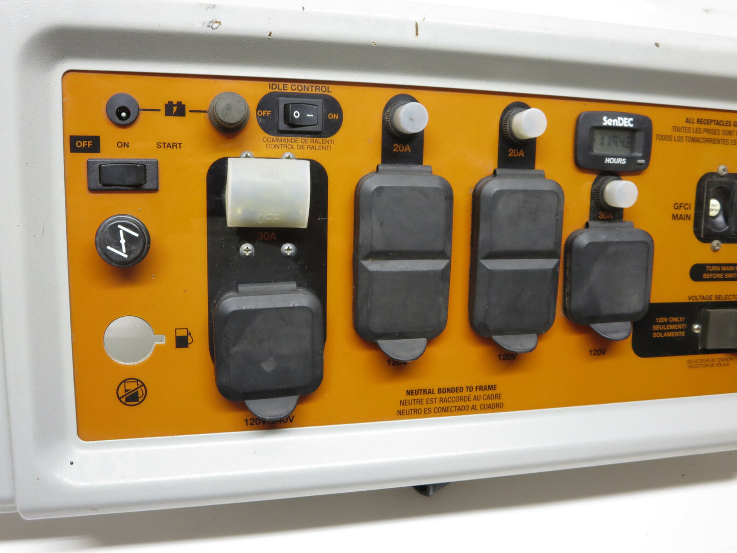 Generac Control Panel 0K2626 Generator XP6500E Power Assembly C-PNL 6.5KW XP