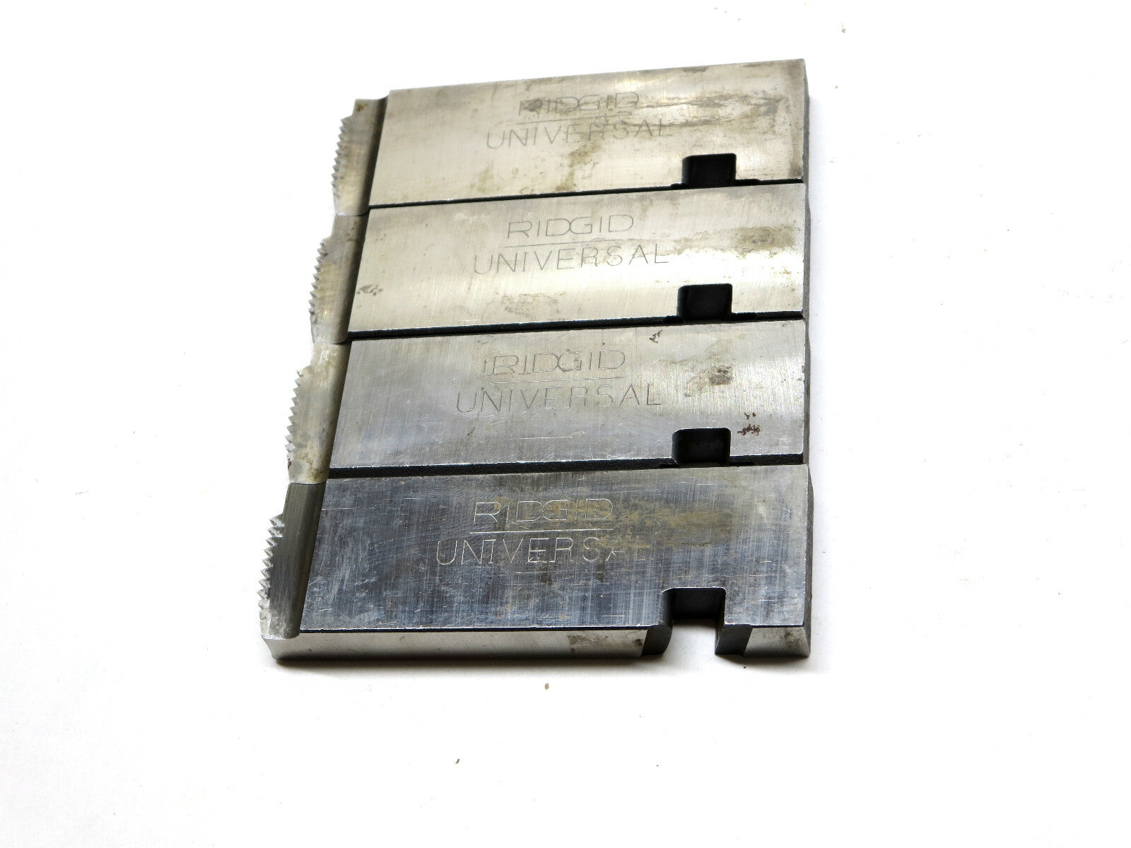 RIDGID 1/2 - 3/4 in. NPT HS Threading Dies LOT OF 4 (1 Duplicate) # 1, 2, 2, 4