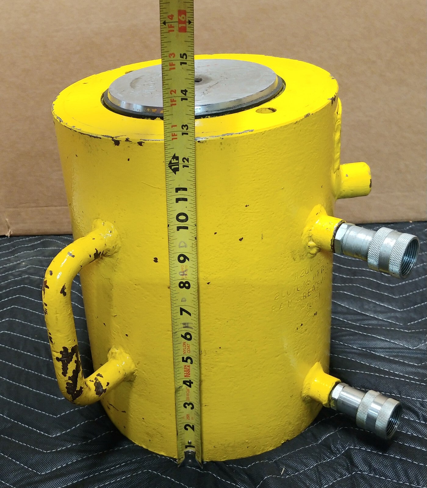 Republic Hydraulics Double Acting 250 Ton 3" Hydraulic Cylinder Porta Power Ram