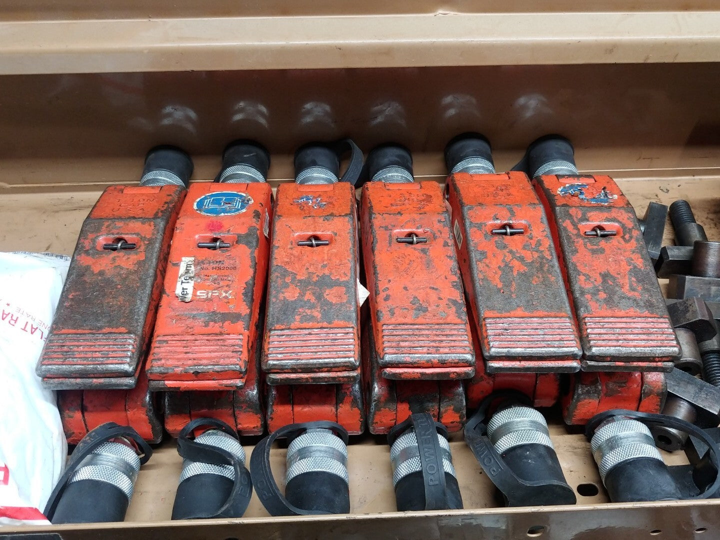 1 EA. SPX Power Team HS2000 1 Ton Hydraulic Spreader New OTC Coupler Made in USA