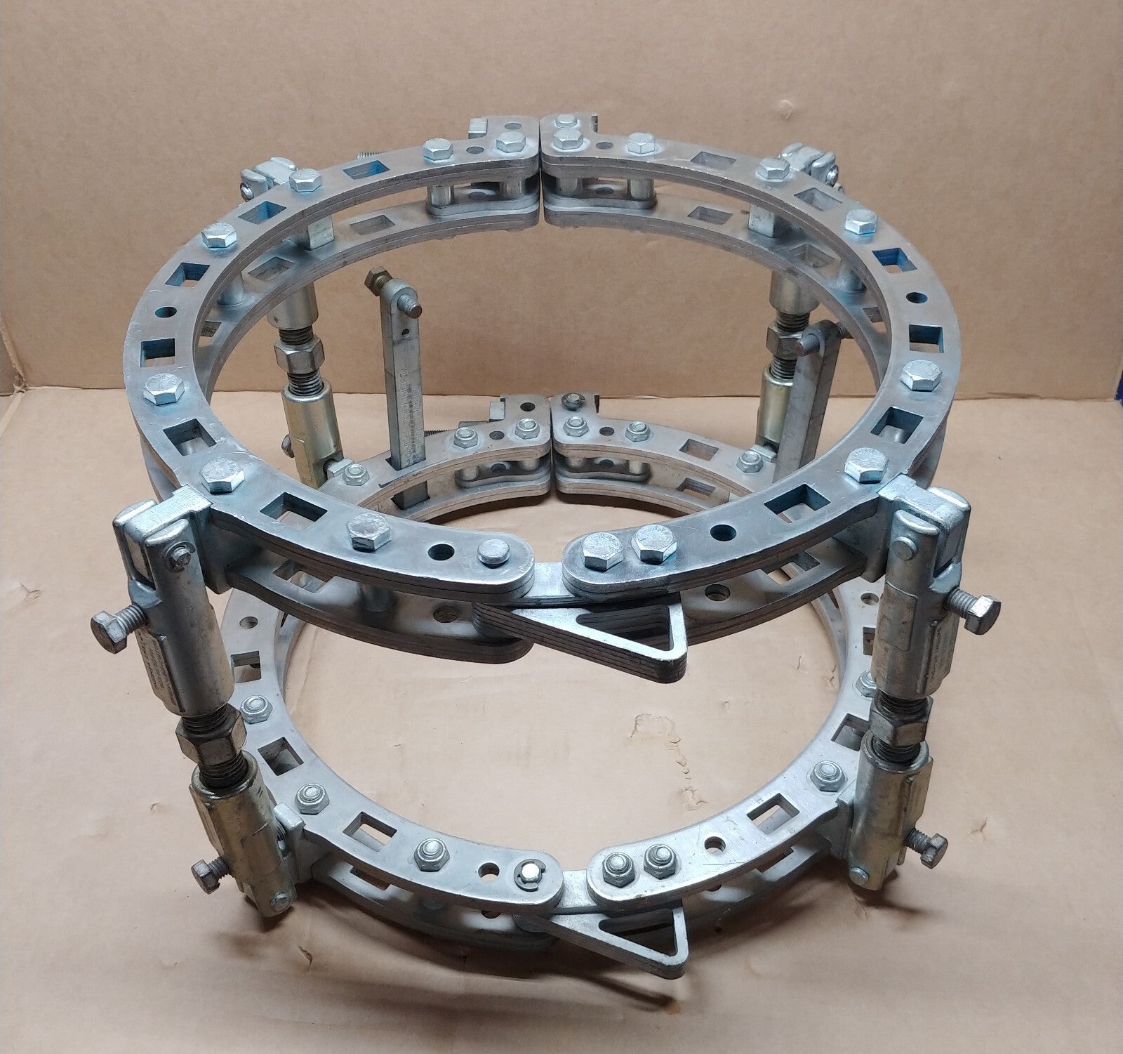 WALHONDE TOP LINER 16" SS, Pipe to Pipe Clamp, Stainless Steel, TL5016-SSPP