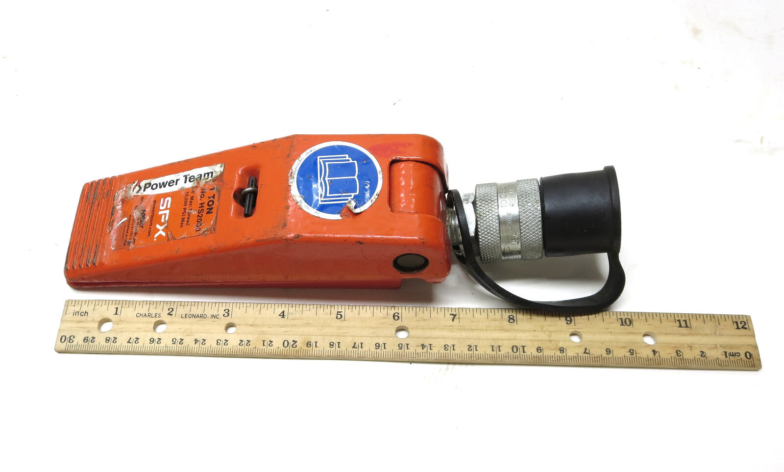 SPX Power Team HS2000 1 Ton Hydraulic Spreader New Coupler Made in USA Excellent