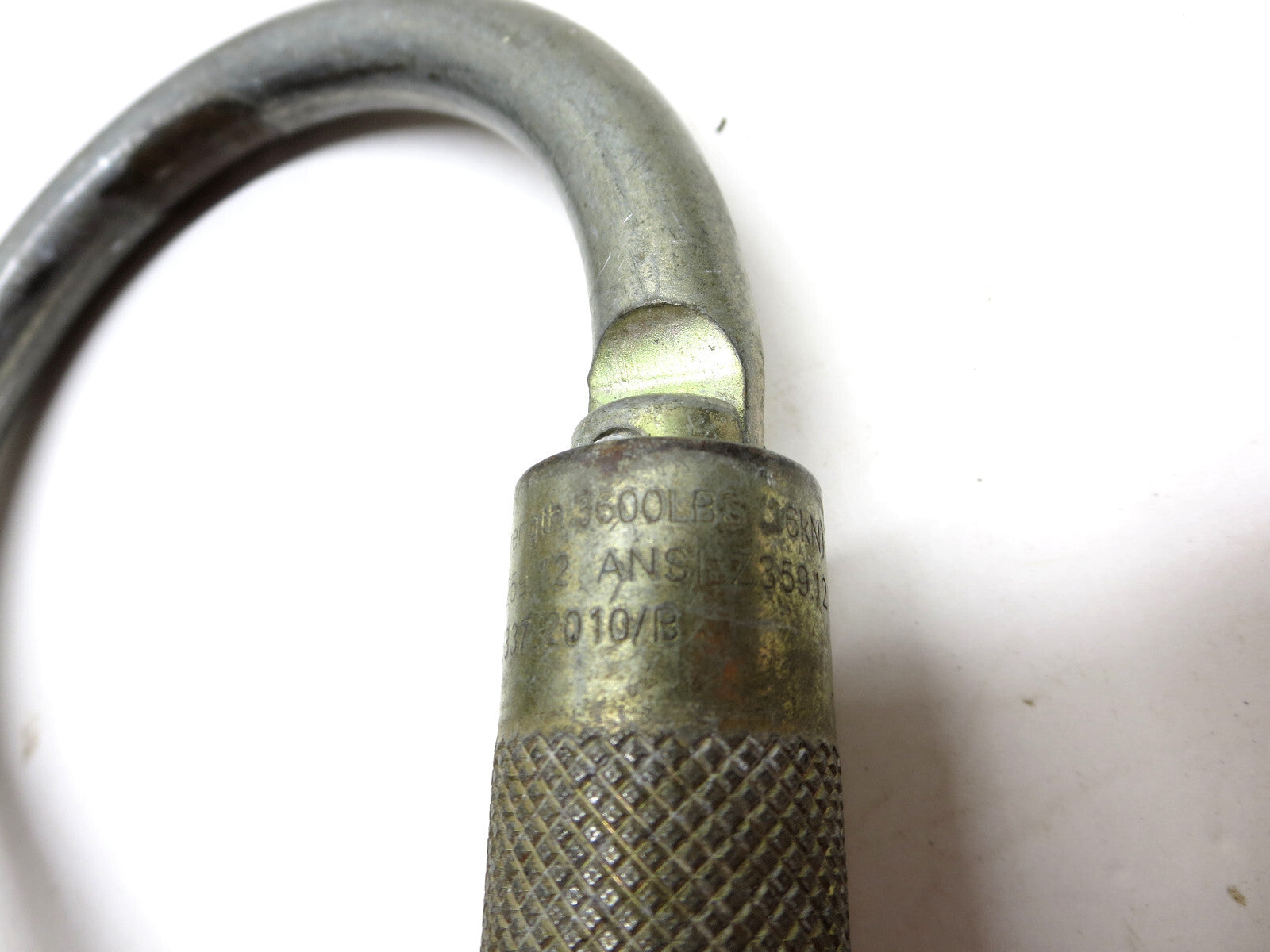 DBI Sala Large SRL Steel Carabiner 2-3/16" Opening 3,600 lb Gate Model 2000114