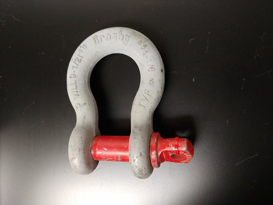1 ea. Crosby 1-1/8 in. Screw Pin Anchor Shackle 9-1/2 Ton 1018552 G-209 USA